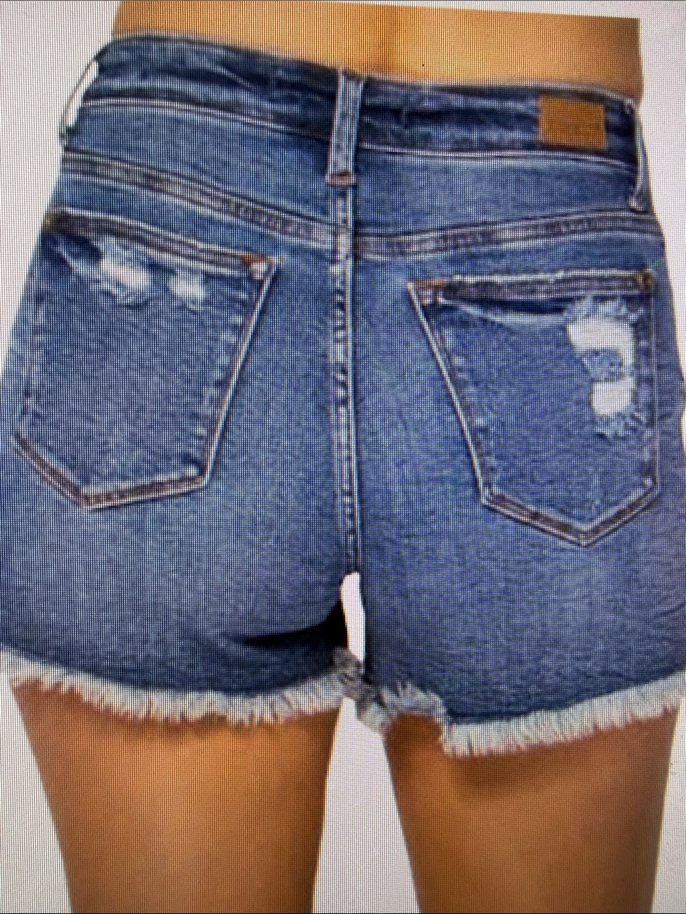 Judy Blue Distressed Denim Shorts Rainbow Sunburst Embroidery 3” Inseam 29 waist - Picture 16 of 16